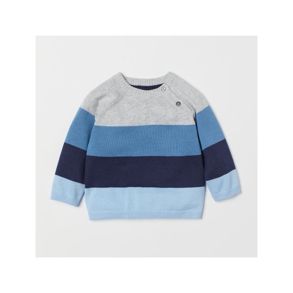 H&M Baby Boy Striped Sweater size 4-6 months 3-6